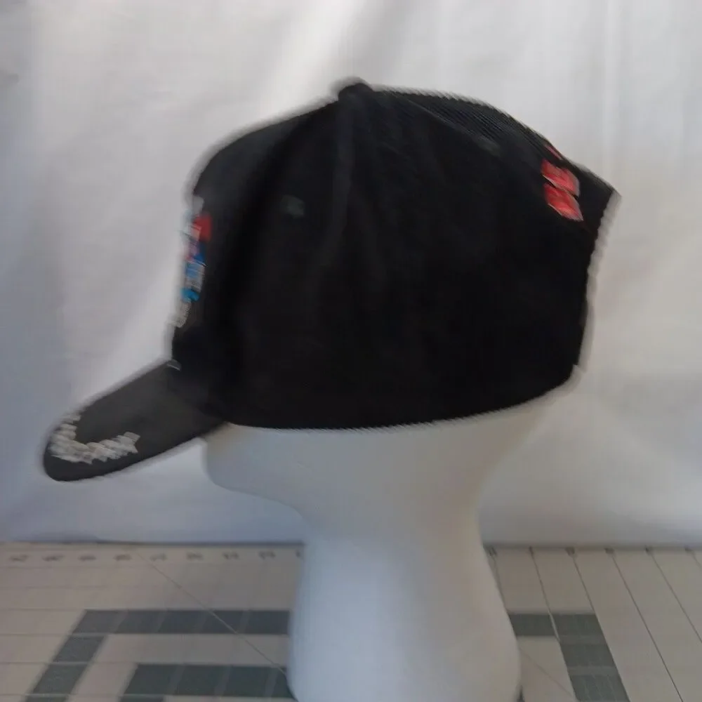 1995 Australian Motorcycle Grand Prix Cap Black Corduroy 6 Panel Snap Back